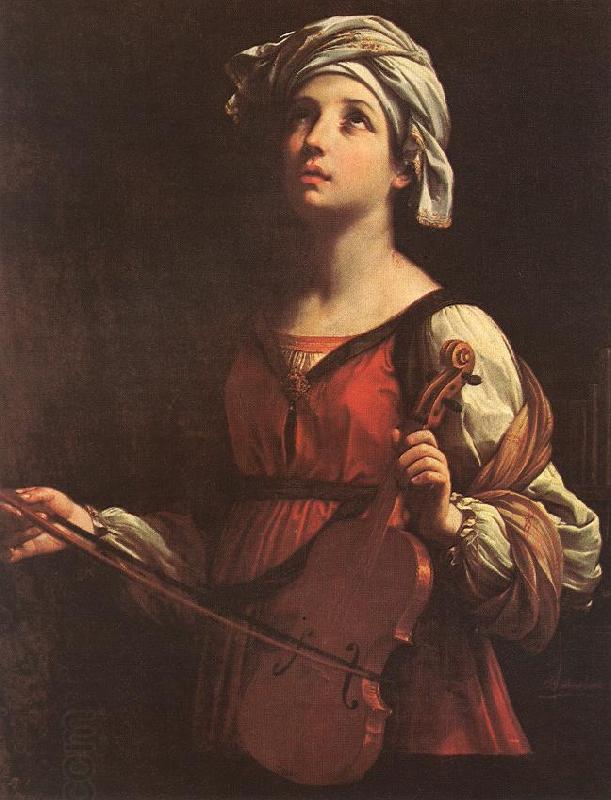 RENI, Guido St Cecilia wrw oil painting picture